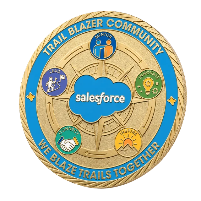 Salesforce Trailblazer community coin